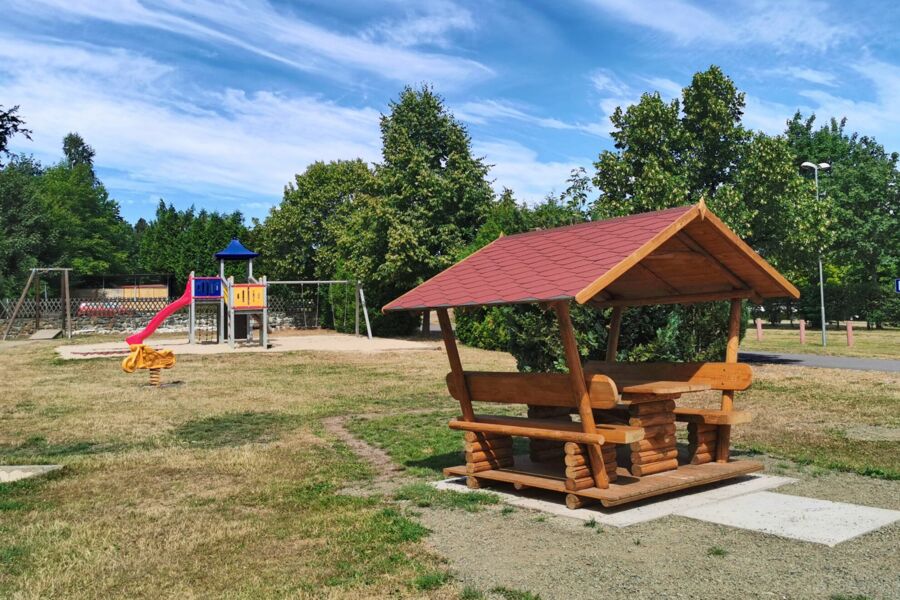 Spielplatz auf dem Campingplatz Paulfeld